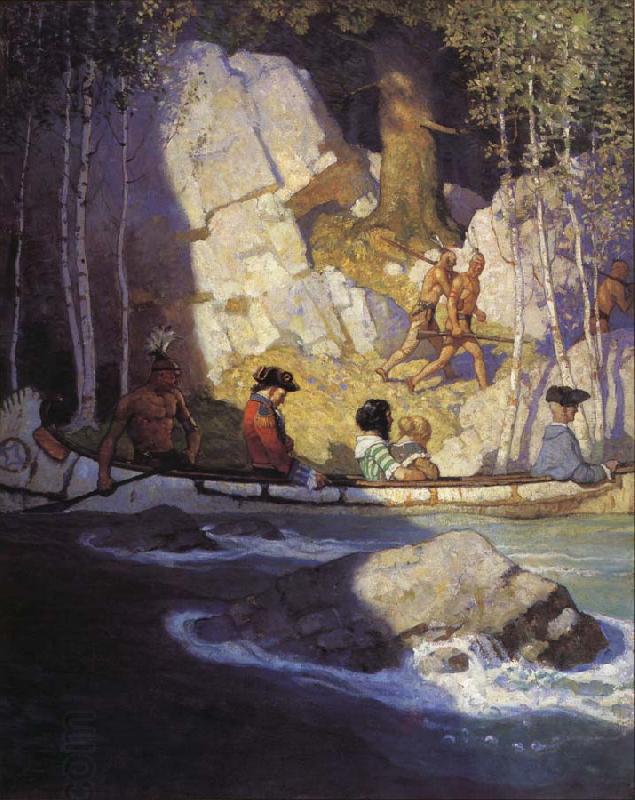 NC Wyeth The Captives oil painting picture